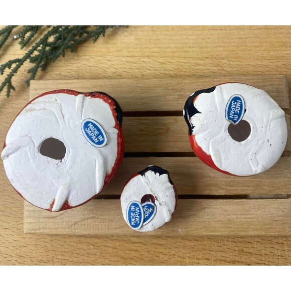 Vintage Miniature LadyBug Figurines Family Set Mini Small - Picture 4 of 4